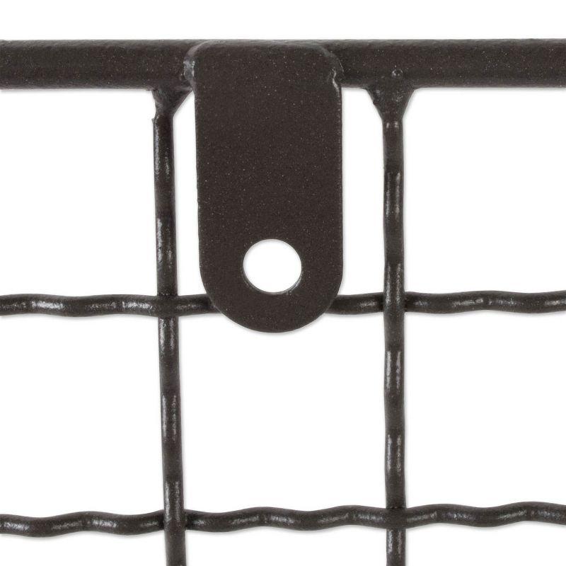 Design Imports Large Grey Farmhouse Towel Rack