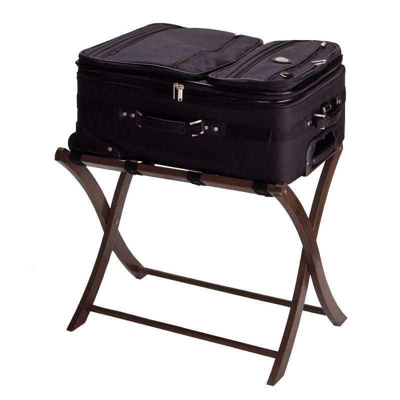 Scarlett Luggage Rack In Walnut Brown - Winsome