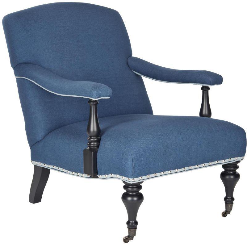 Devona Arm Chair - MCR4731 - Steel Blue - Safavieh
