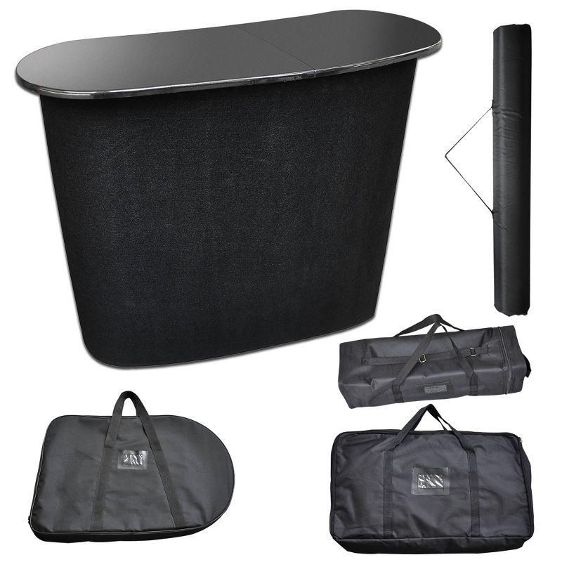 Yescom Portable Pop Up Podium Counter Table Stand Promotion Retail Trade Show Display