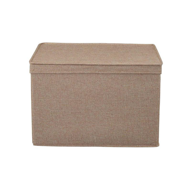 Household Essentials Wide Storage Box Fabric Bin