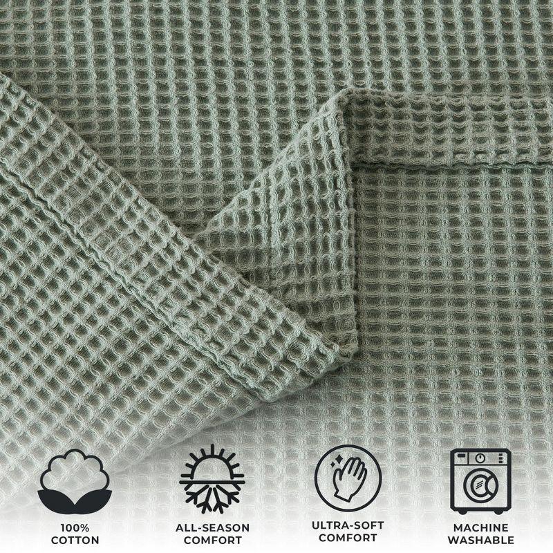 100% Cotton Waffle Weave Blanket