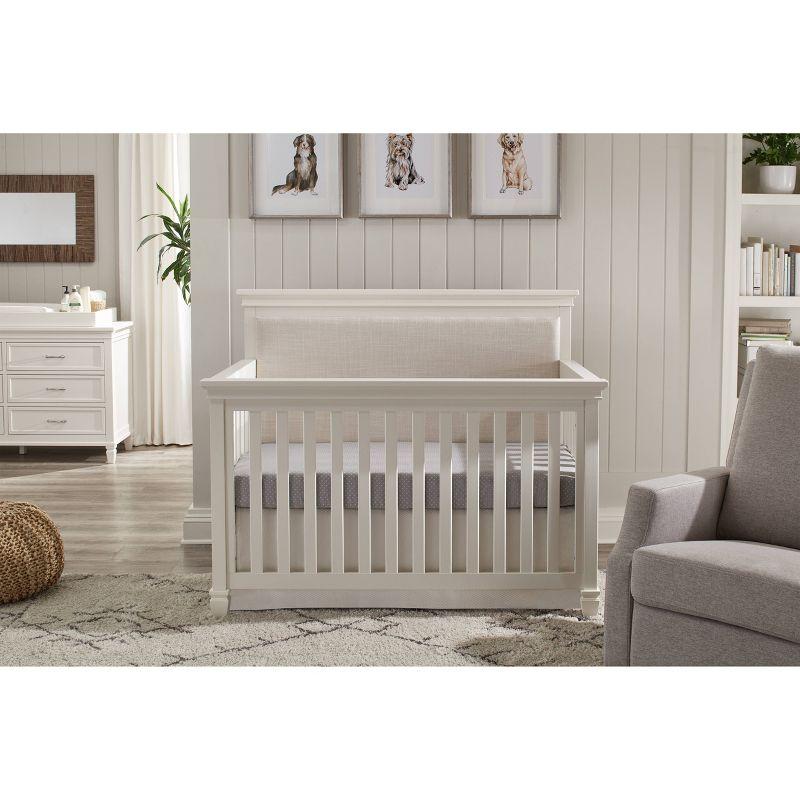 Darlington 4-in-1 Convertible Upholstered Crib