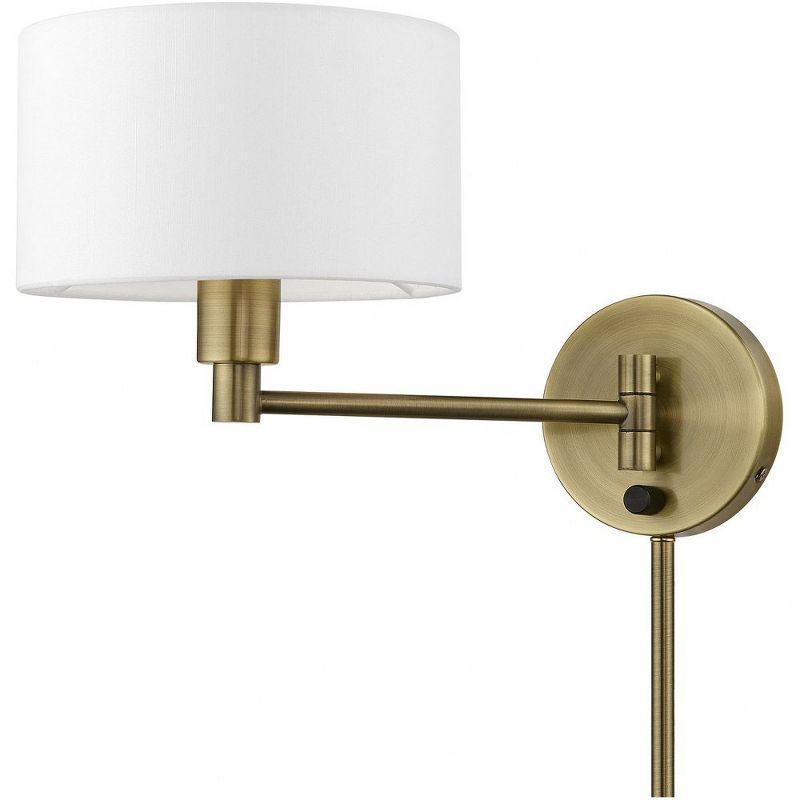 Livex Lighting 1 - Light Wall Light in  Antique Brass