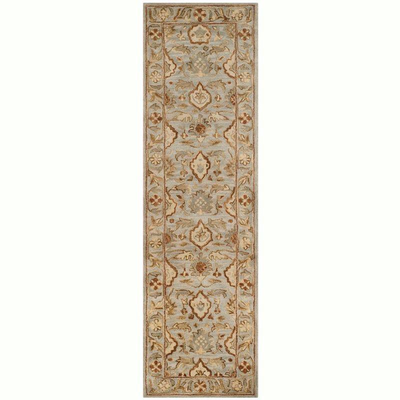 Antiquity AT60 Hand Tufted Runner Rug - Light Grey - 2'3"x8' - Safavieh.