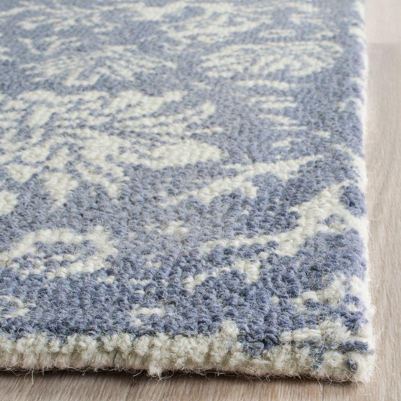 Restoration Vintage RVT104 Hand Tufted Indoor Accent Rug - 2'x3' - Ivory/Blue - Safavieh