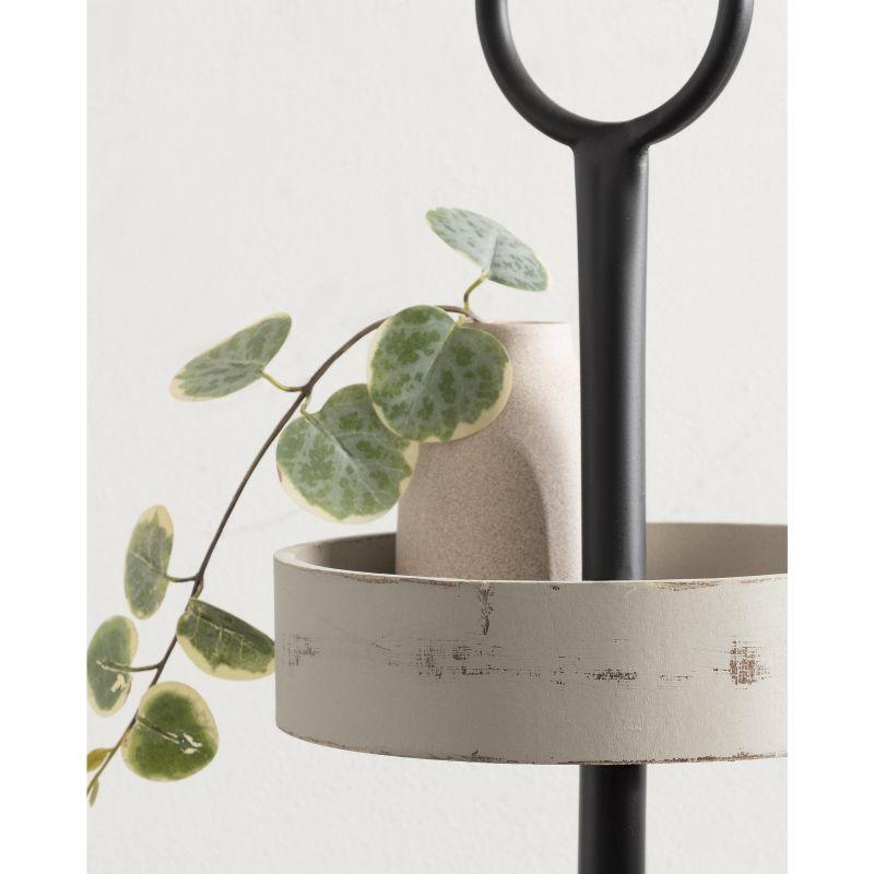 Kate and Laurel Woodmont Tray, 3 Tier, Gray