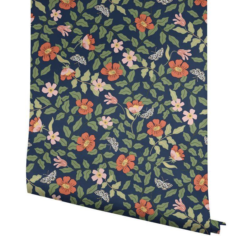 Rifle Paper Co. Primrose 20' L x 20.5" W Peel and Stick Wallpaper Roll
