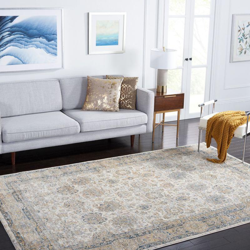 Valencia 570 Area Rug In Ivory / Blue