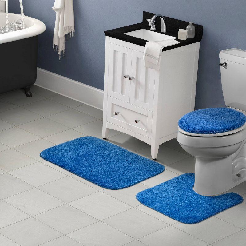 3pc Traditional Washable Nylon Bath Rug Set - Garland