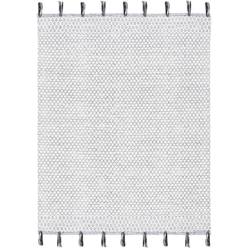 Montauk MTK813 Hand Woven Area Rug - Ivory/Black - 5'x8' - Safavieh.