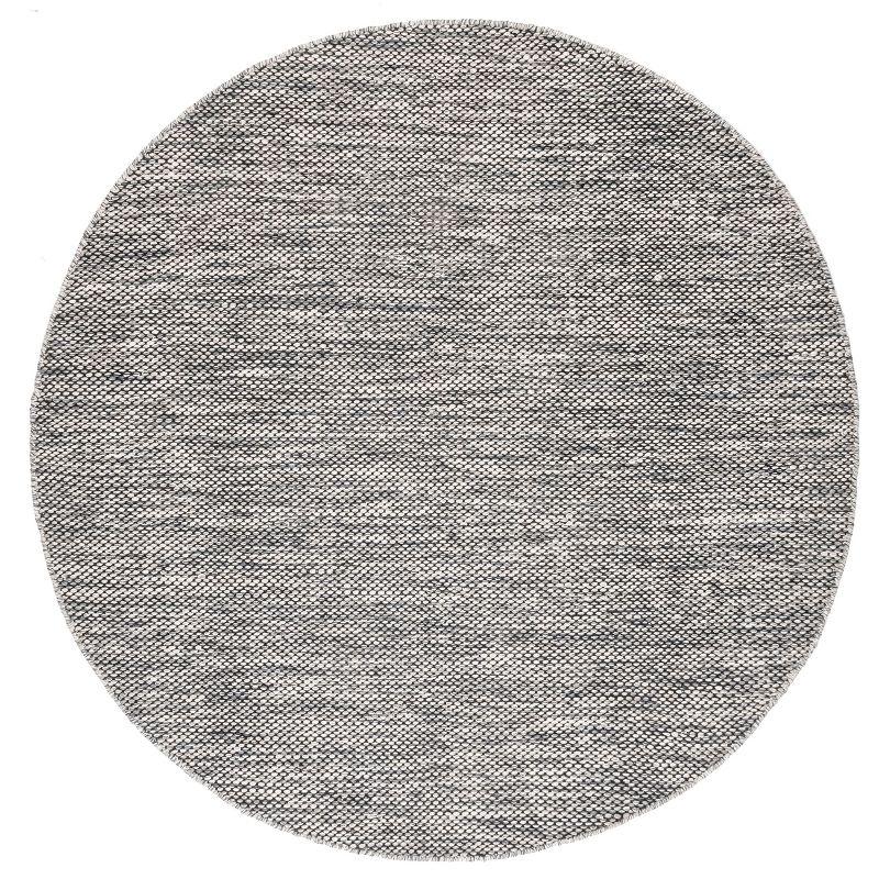 Nuloom Alessi Hand Woven Cotton Indoor Area Rug, Round 6', Gray