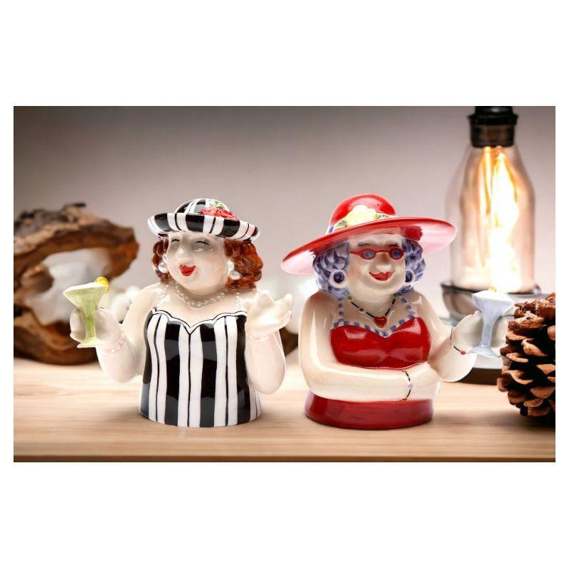 Kevins Gift Shoppe Ceramic Sophisticated Ladies at Happy Hour Salt and Pepper Shakers