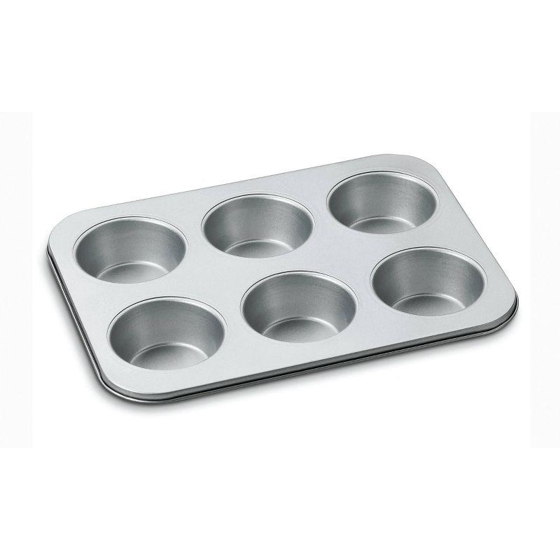 Silver Non-Stick Jumbo 6-Cup Muffin Pan