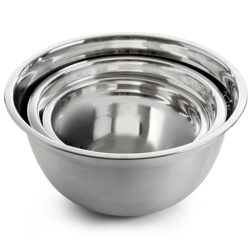 Oster Rosamond 3-Piece Stainless Steel Mixing Bowl Set