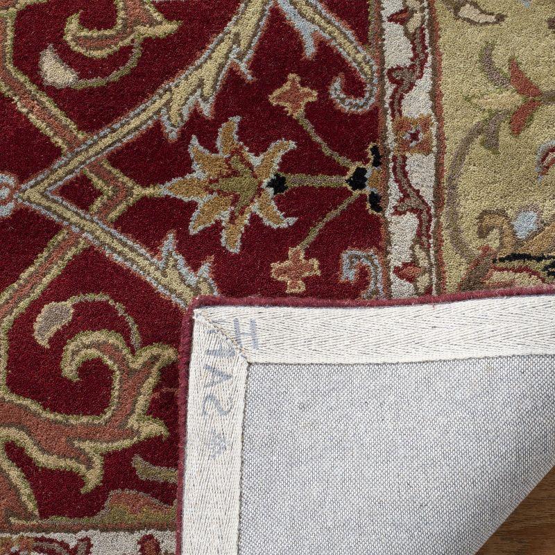 Heritage HG644 Handmade Accent Rug - 3'x5' - Red/Gold - Safavieh