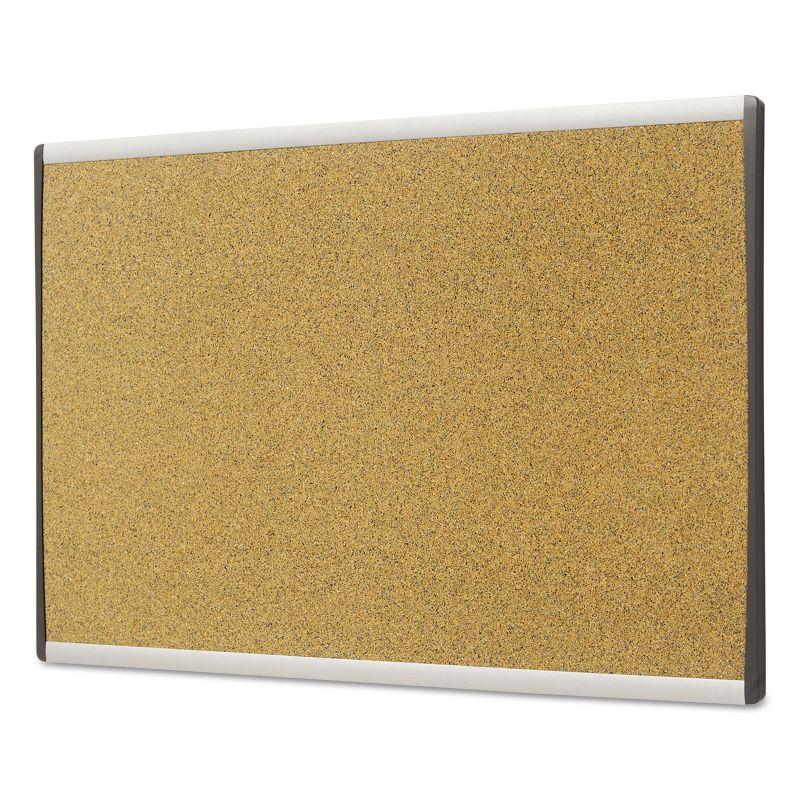 Quartet ARC Frame Cork Cubicle Board 18 x 30 Tan Aluminum Frame ARCB3018