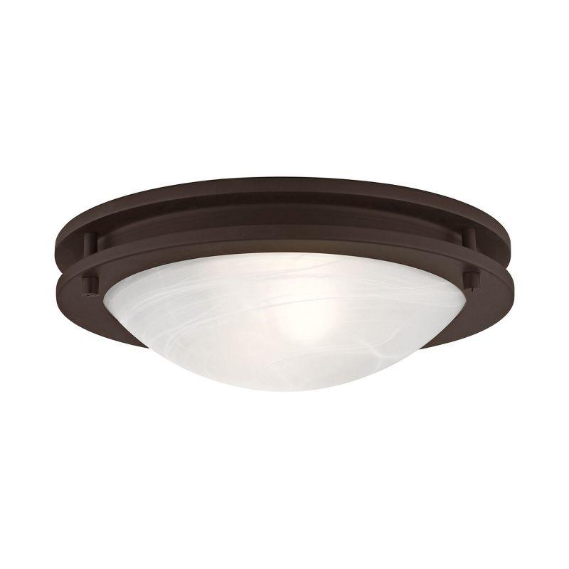 Livex Lighting Ariel 2 - Light Flush Mount in  Bronze