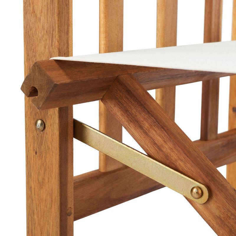 Laguna Director Chair Indoor/Outdoor (Set Of 2) - PAT7004 - Natural/Beige - Safavieh