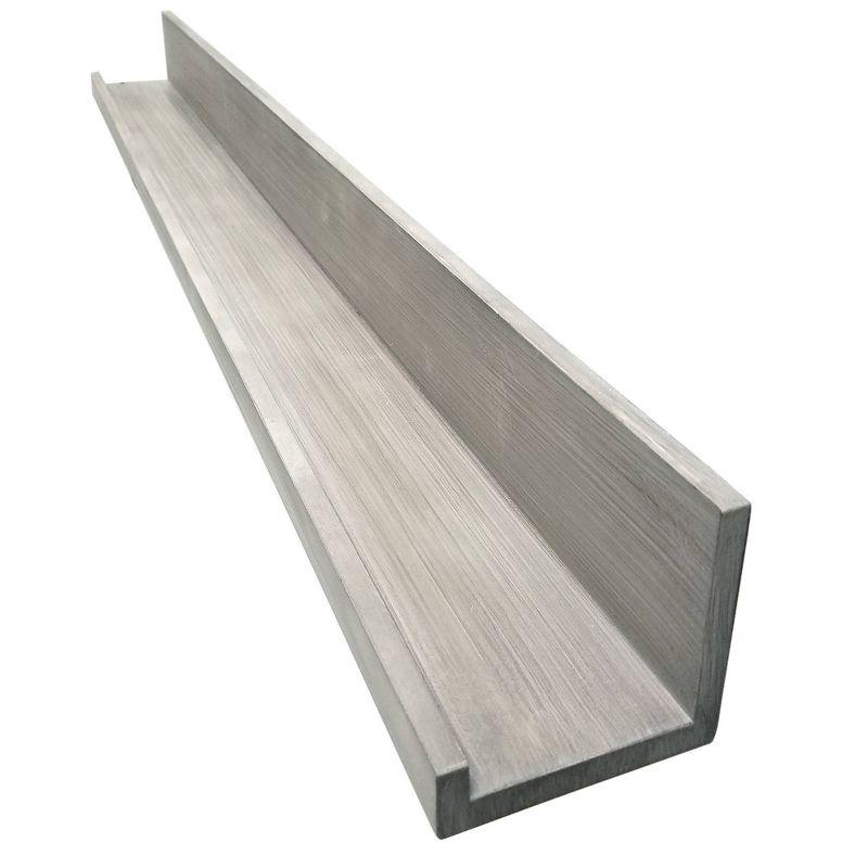 72" Picture Ledge Wall Shelf Driftwood Gray - InPlace: Modern Photo Display, MDF Floating Ledge