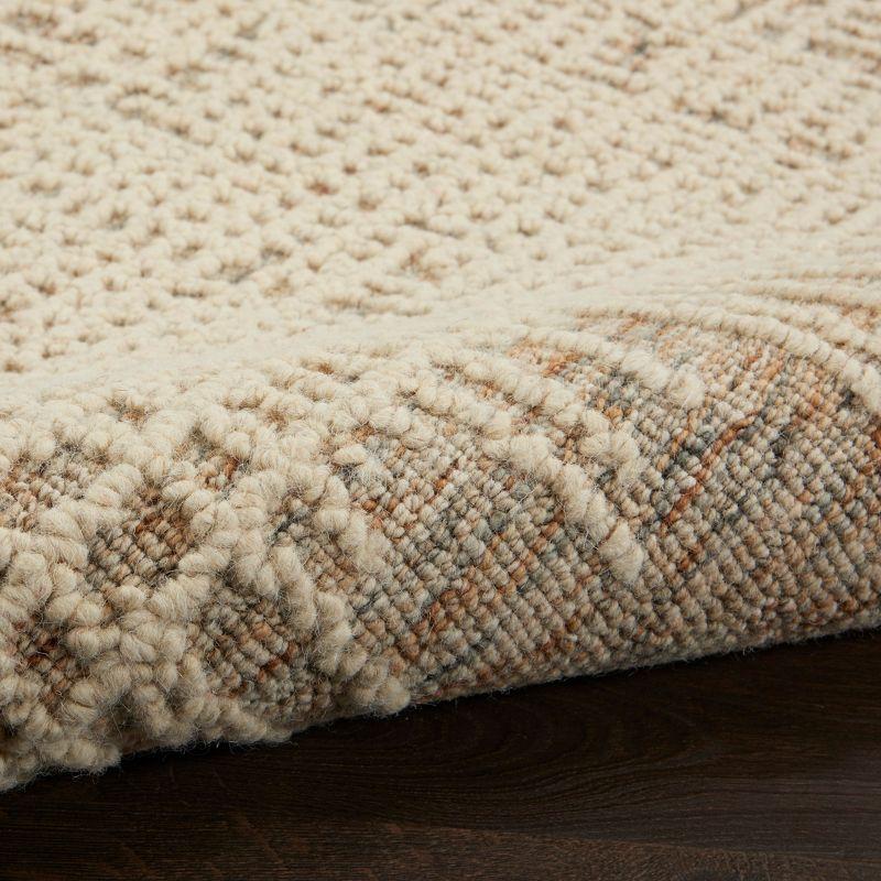 Nourison Vail Rustic Texture Indoor Area Rug Beige/Multi 7'9" x 9'9"