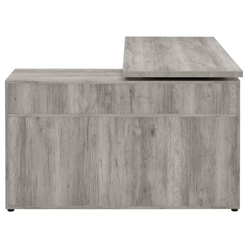 Hertford 2 Drawer L-Shape Desk - Coaster