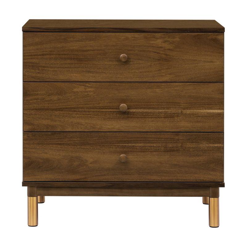 Babyletto Gelato Natural Walnut Wood 3-Drawer Dresser with Removable Changing Tray