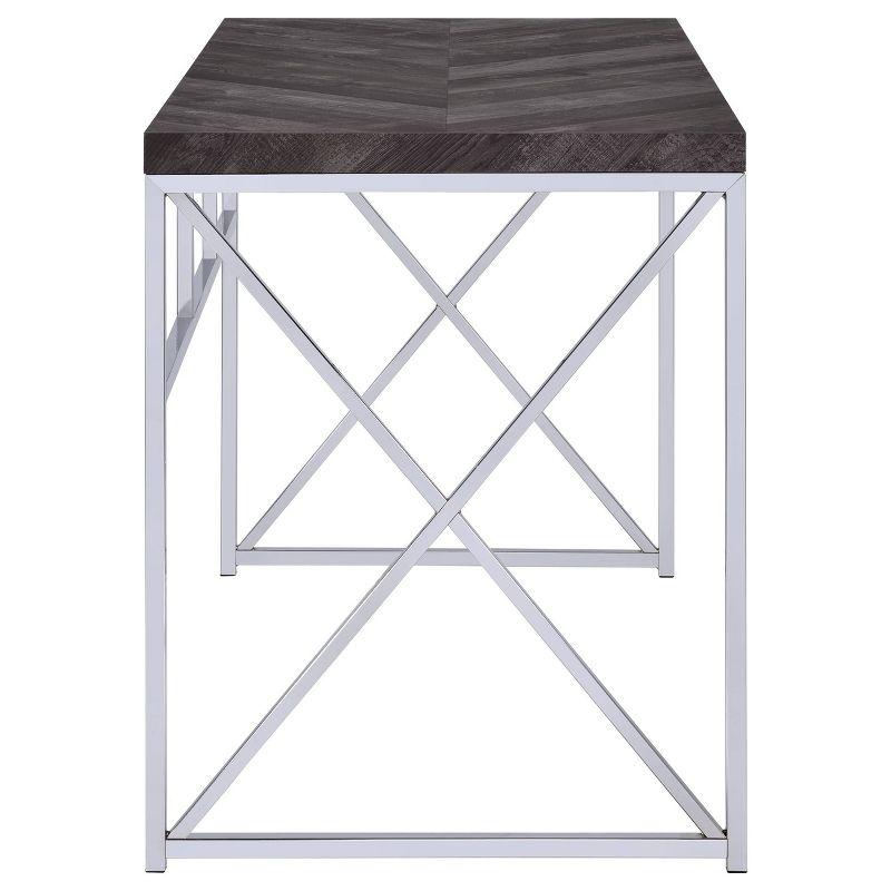 Grimma Writing Desk Rustic Gray - Coaster