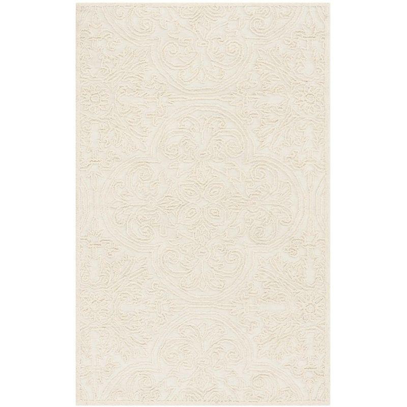 Martha Stewart Trace - MSR3511 - Indoor Hand Tufted Area Rugs - Ivory - 4'x6'
