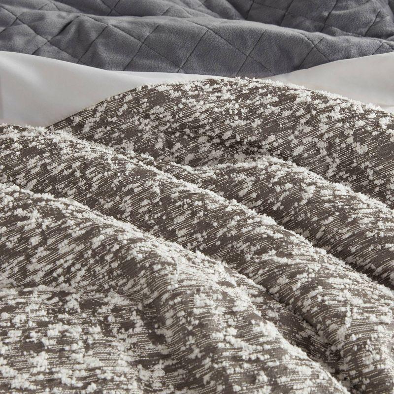 Amelia Textured Jacquard Stripe Comforter Set