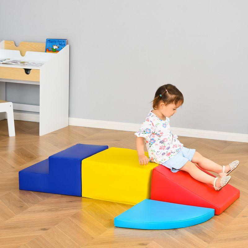 Multicolor Foam Play Set for Toddlers with Climbing Blocks