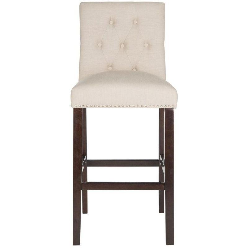 McLoud Upholstered Counter Stool with Solid Wood Frame