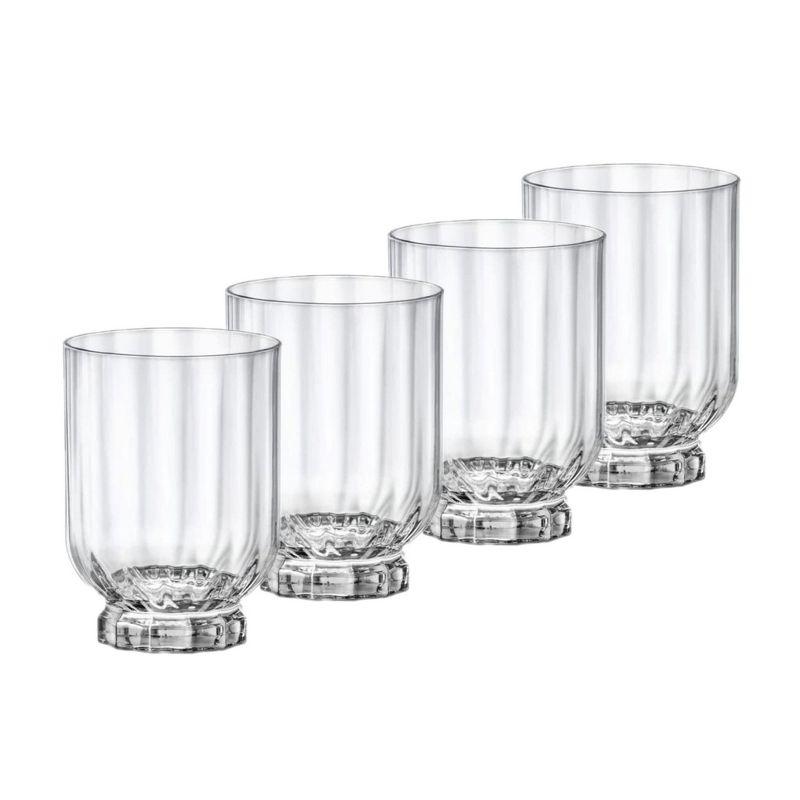 Bormioli Rocco Florian 12.6oz. Drinking Glass Set (Set of 4)