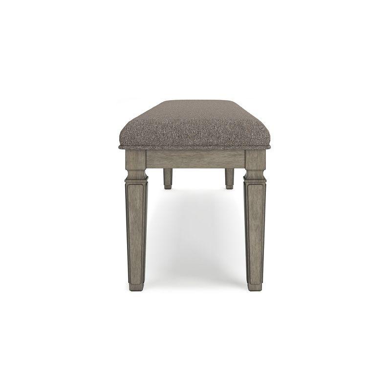 Signature Design by Ashley Traditional Lexorne 63" Dining Bench  Gray