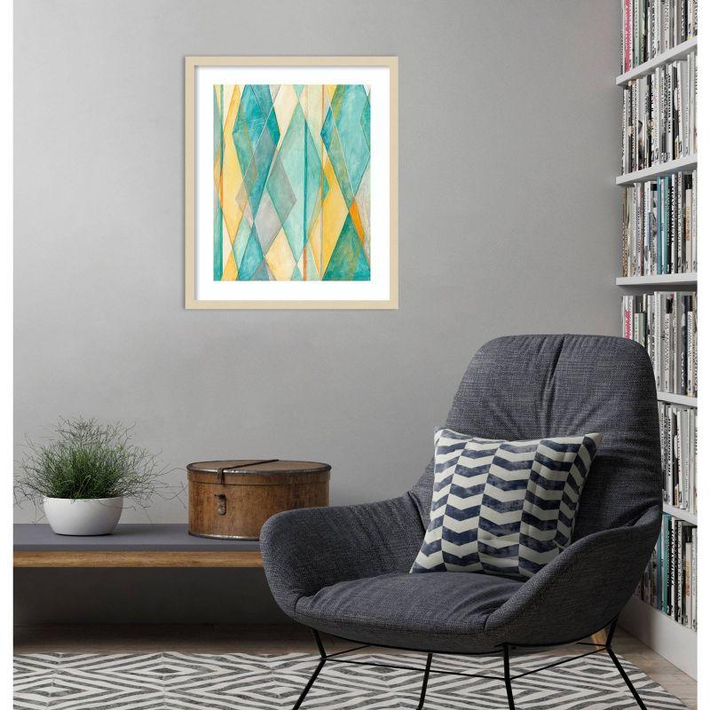 Amanti Art Diamond Illusion II by Megan Meagher Wood Framed Wall Art Print