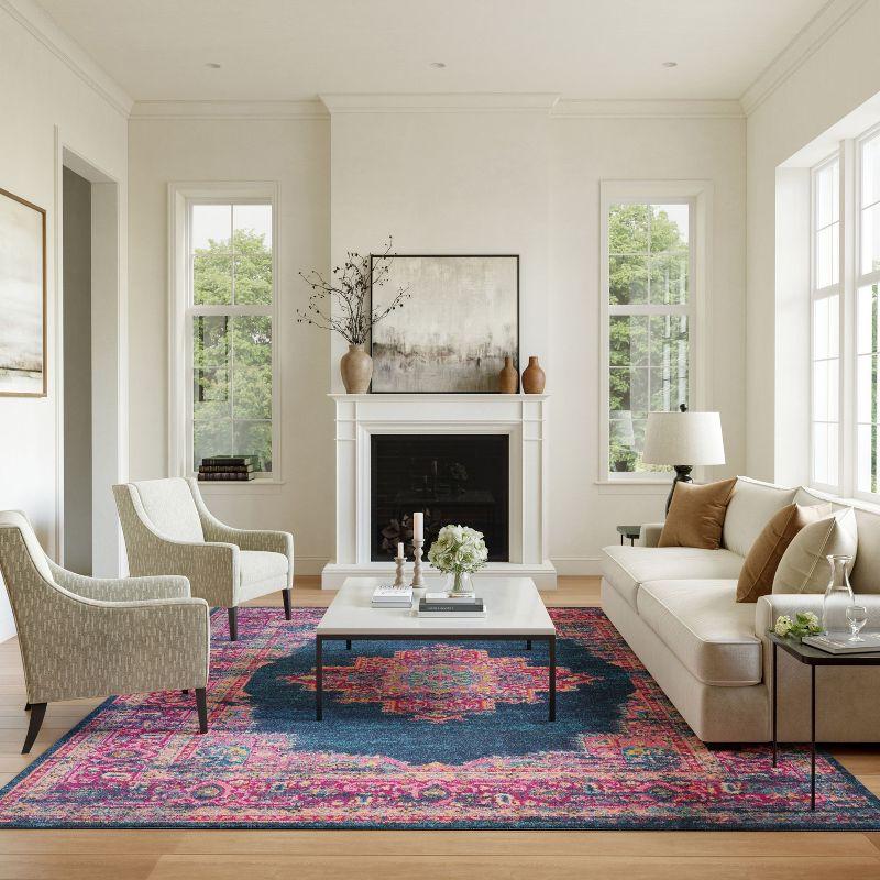 Nourison Passion 12' x 15' Blue Bohemian Indoor Rug