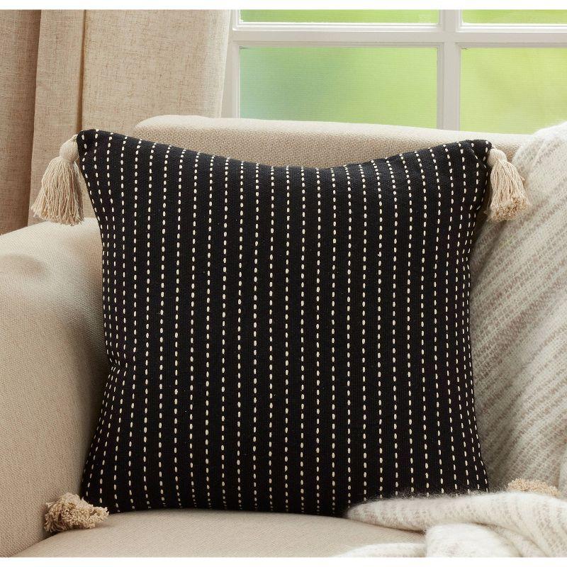 Kema Tassels Cotton Pillow Cover
