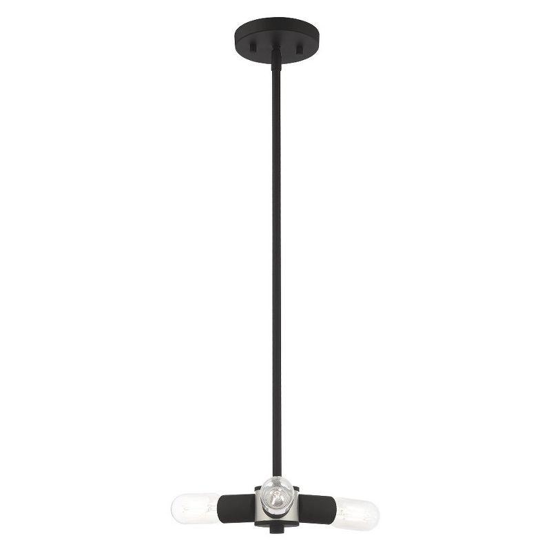 Livex Lighting Copenhagen 3 - Light Chandelier in  Black