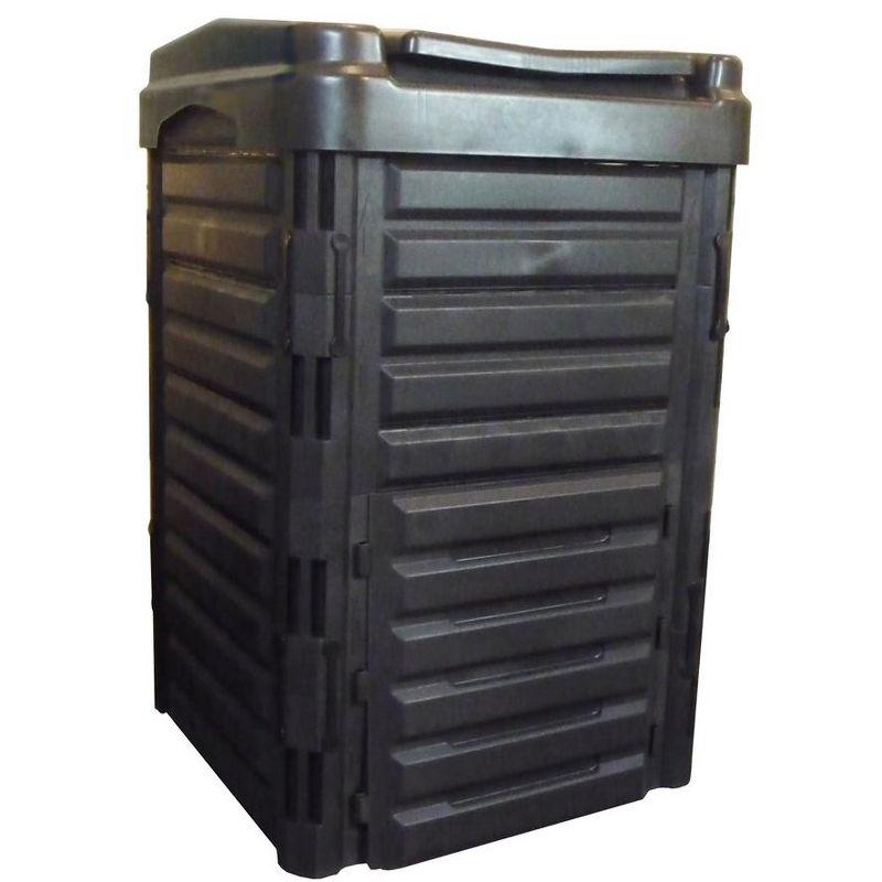 89 Gallon Black Recycled Plastic Outdoor Composter