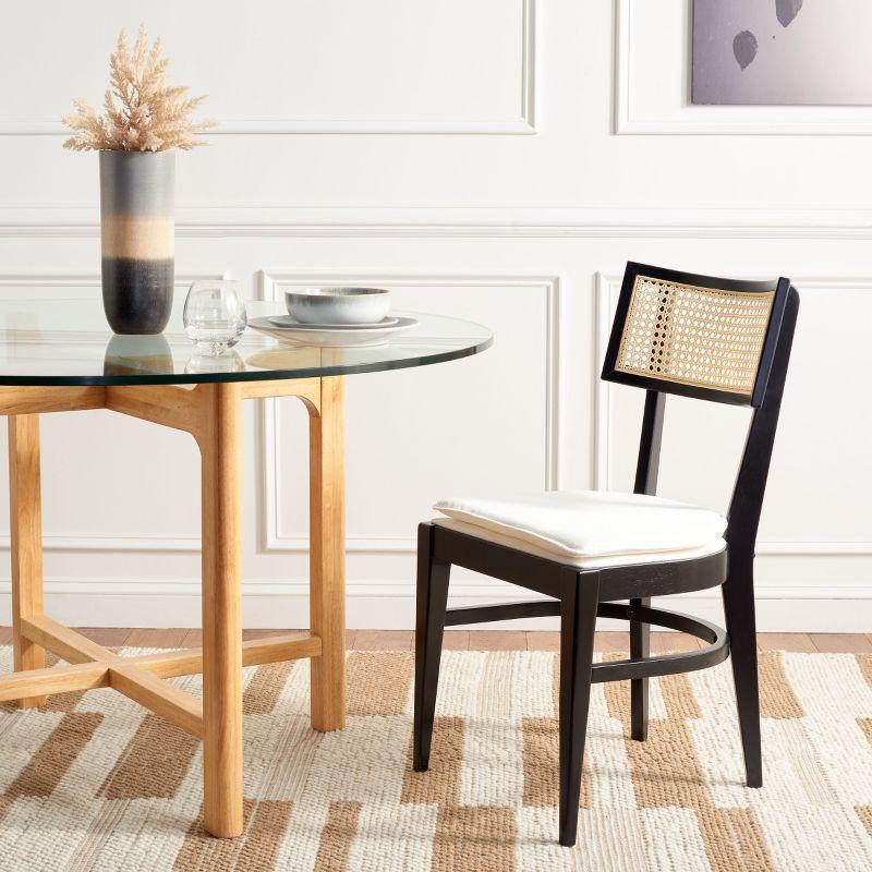 Galway Cane Dining Chair - DCH1007 - Black/Natural - Safavieh