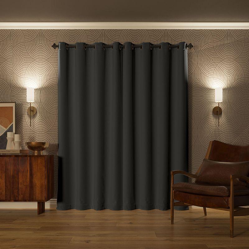 Sun Zero 100% Blackout Oslo Theater Grade Grommet Curtain Panel