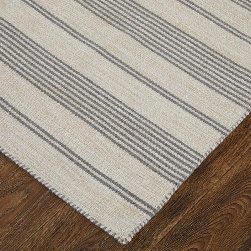 Duprine Transitional Stripes Indoor/Outdoor Area Rug