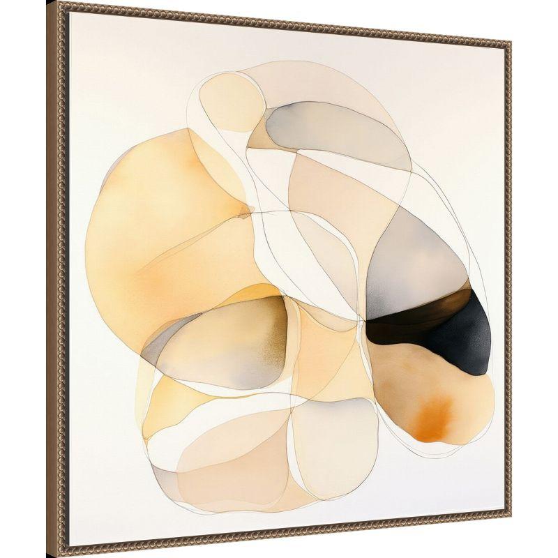 Amanti Art Abstract Organic Shapes IV by Irena Orlov Framed Canvas Wall Art