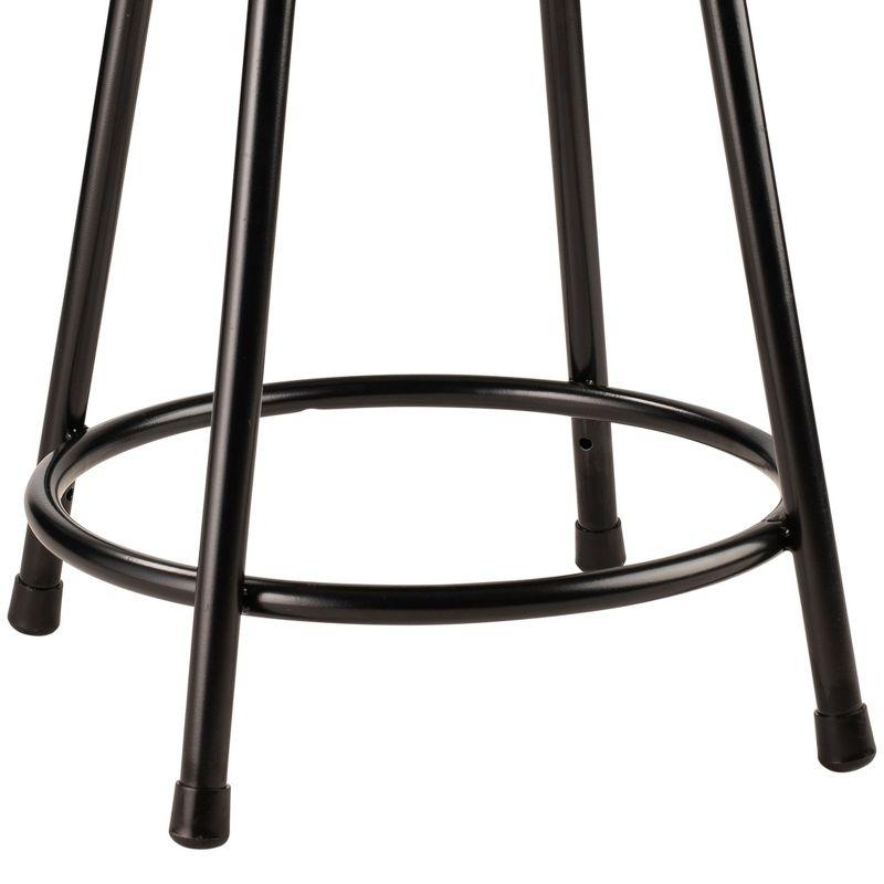 6200 Series Ergonomic Industrial Stool with Footring