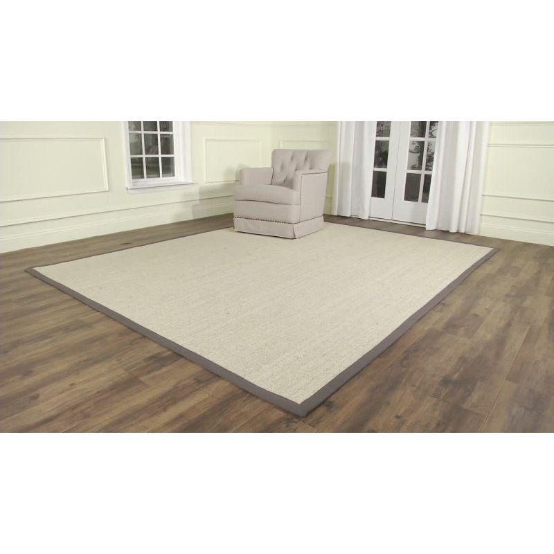 Handmade Gray Cotton Non-Slip Area Rug, 24" x 36"