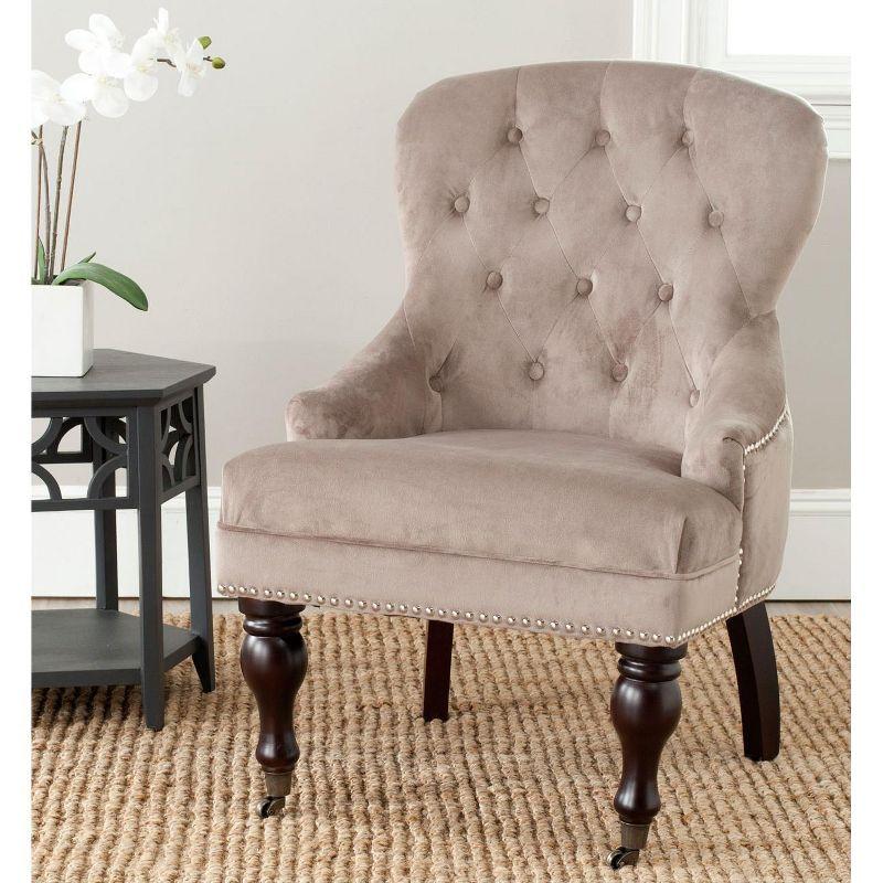 Falcon Arm Chair - MCR4544 - Mushroom - Safavieh