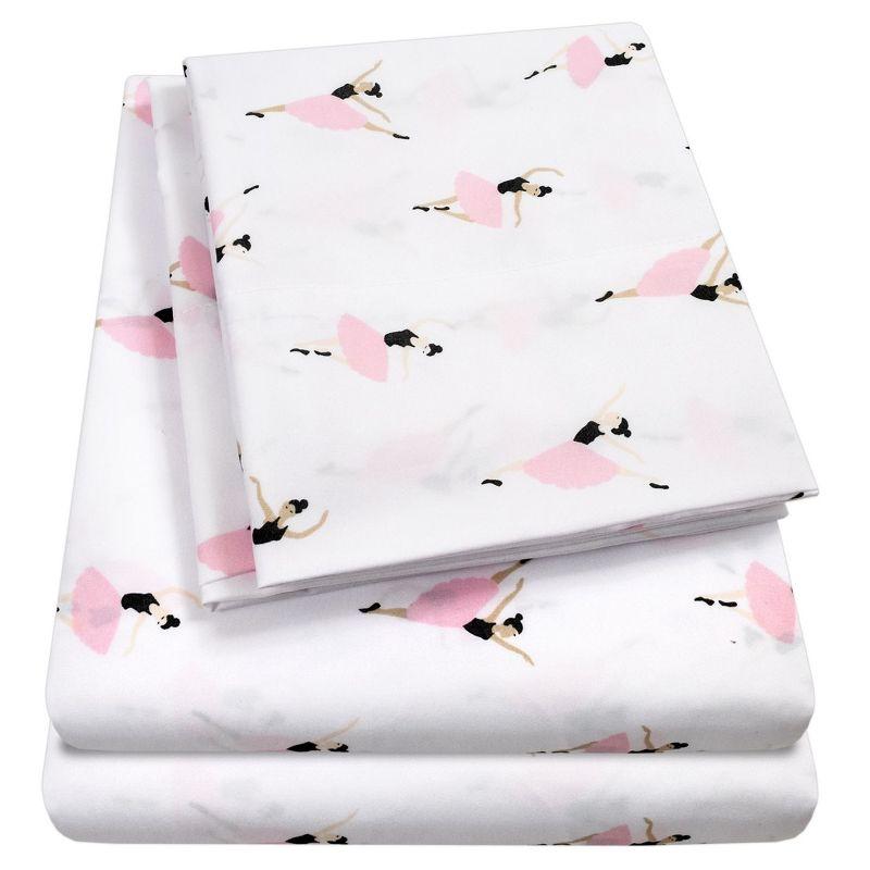 Ballerina Dance Microfiber Kids' Sheet Set By Sweet Home Collection®