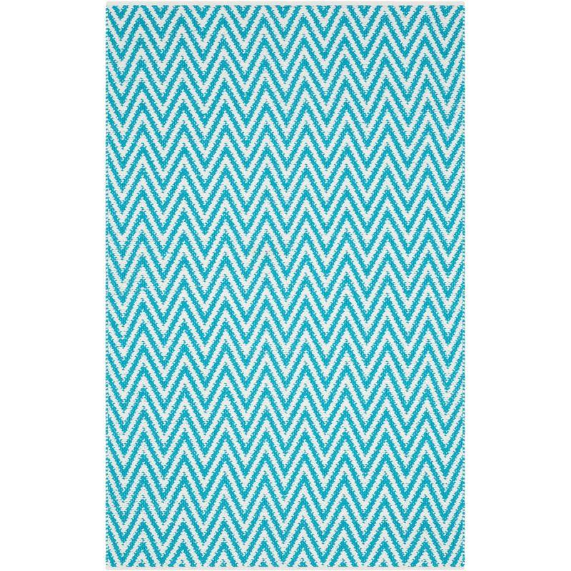 Montauk MTK812 Hand Woven Area Rug - Turquoise/Ivory - 3'x5' - Safavieh.