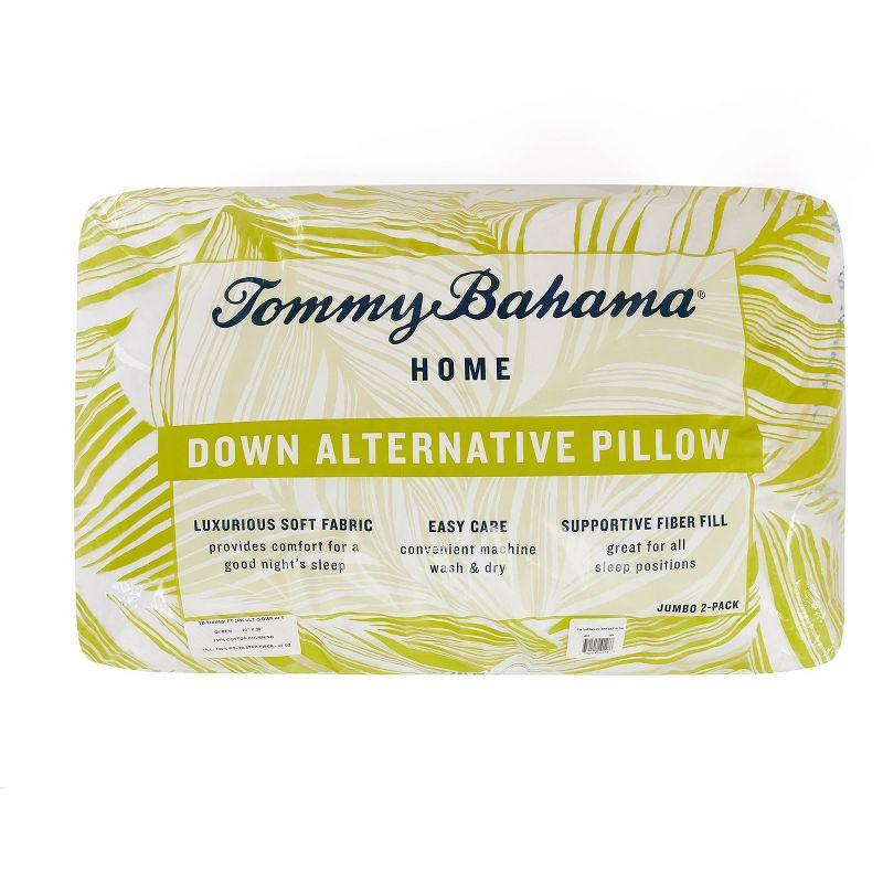Tommy Bahama Home Tommy Bahama® Home Logan Ultimate Down Alternative Medium Support Twin Pack Pillow - Hypoallergenic, Assembled in the USA
