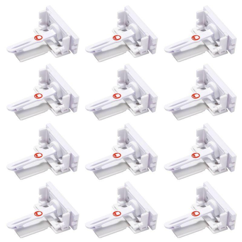 Safety 1st Secure-to-Explore Adhesive Locks - White - 12pk